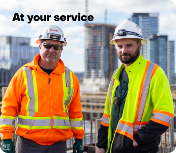 Two Kraun Electrician on a commercial job site